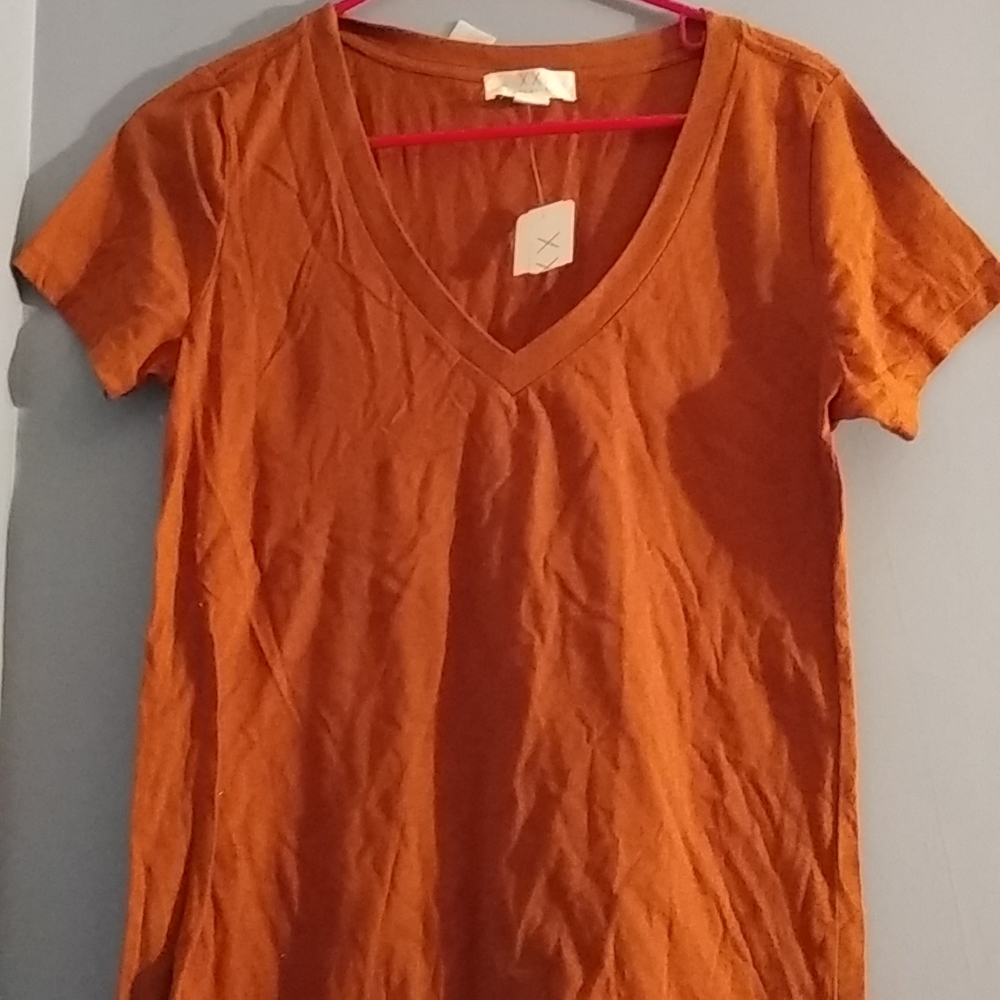 Loght brown 100% cotton tshirt